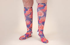 Poppy Gradient Compression Socks