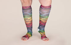 Roller Disco Gradient Compression Socks