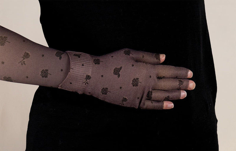 Rose Noir Beige Gradient Compression Glove