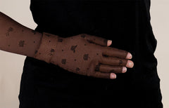 Rose Noir Mocha Gradient Compression Glove