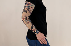 Sakura Beige Gradient Compression Arm Sleeve