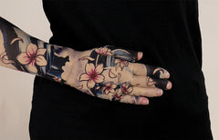 Sakura Beige Gradient Compression Glove