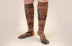 Sakura Mocha Gradient Compression Socks