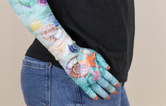 Sea Breeze Gradient Compression Glove
