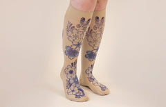 Serenity Beige Gradient Compression Socks
