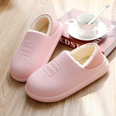 Unisex Home Winter Clogs Indoor Fur Warm Slippers For Women New Fashion Footwear Winter Slippers Home House Shoes Warm Plush Fleece Lining Garden Clogs Outdoor Indoor Clogs